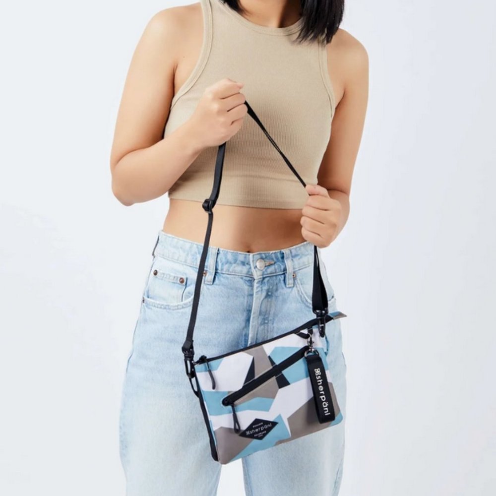 Sherpani Zoom Crossbody Bag - Camo Purse Two Compartment RFID Travel 90s Vegan